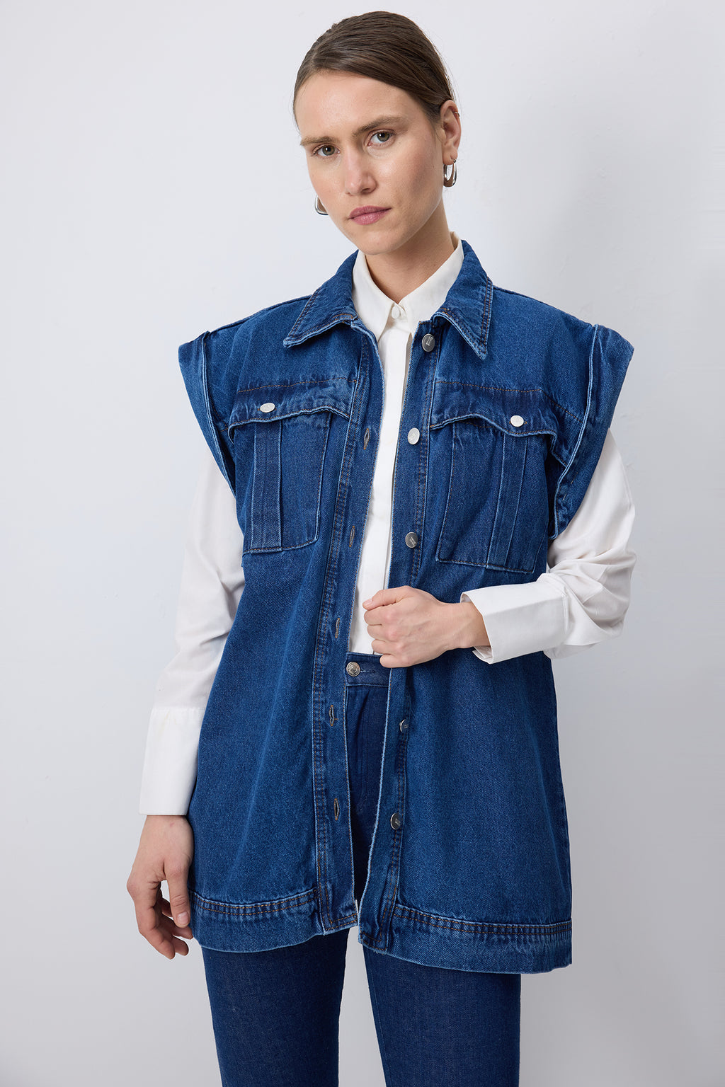 Gilet in denim