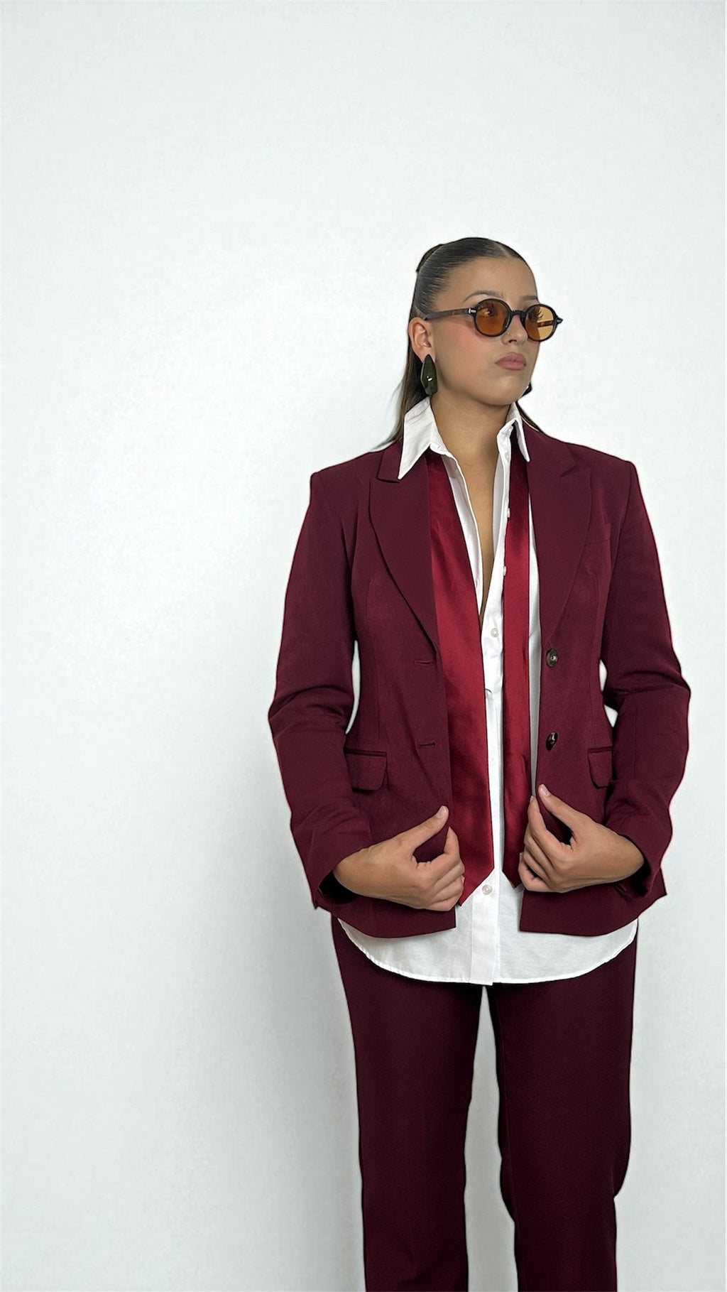 Blazer Attillato Burgundy