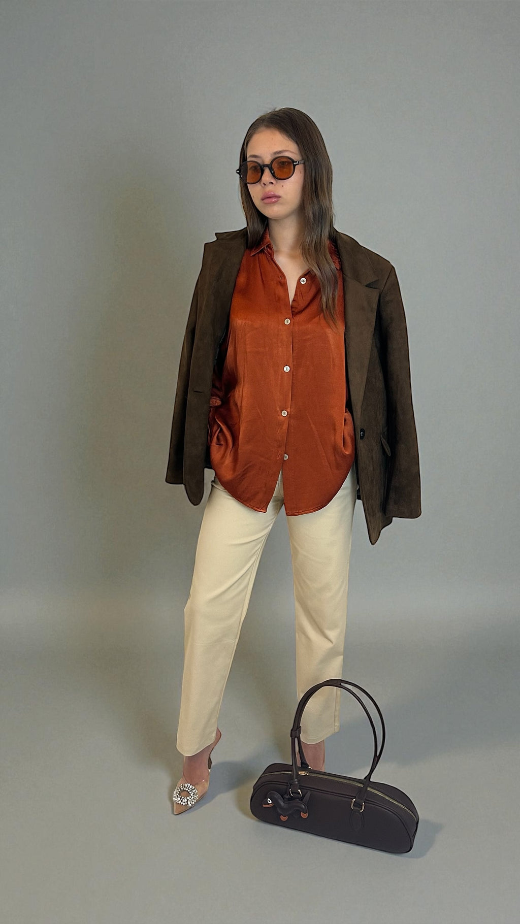 Pantalone color Panna