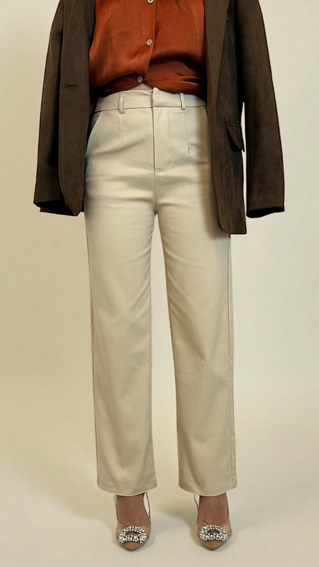 Pantalone color Panna