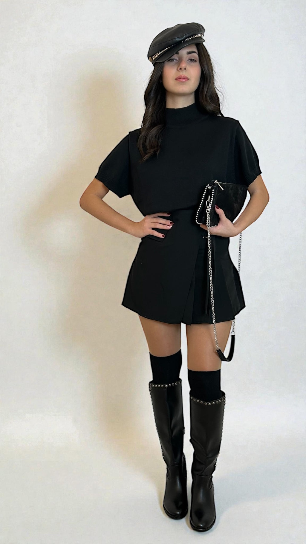 Minigonna Florinda  Nera