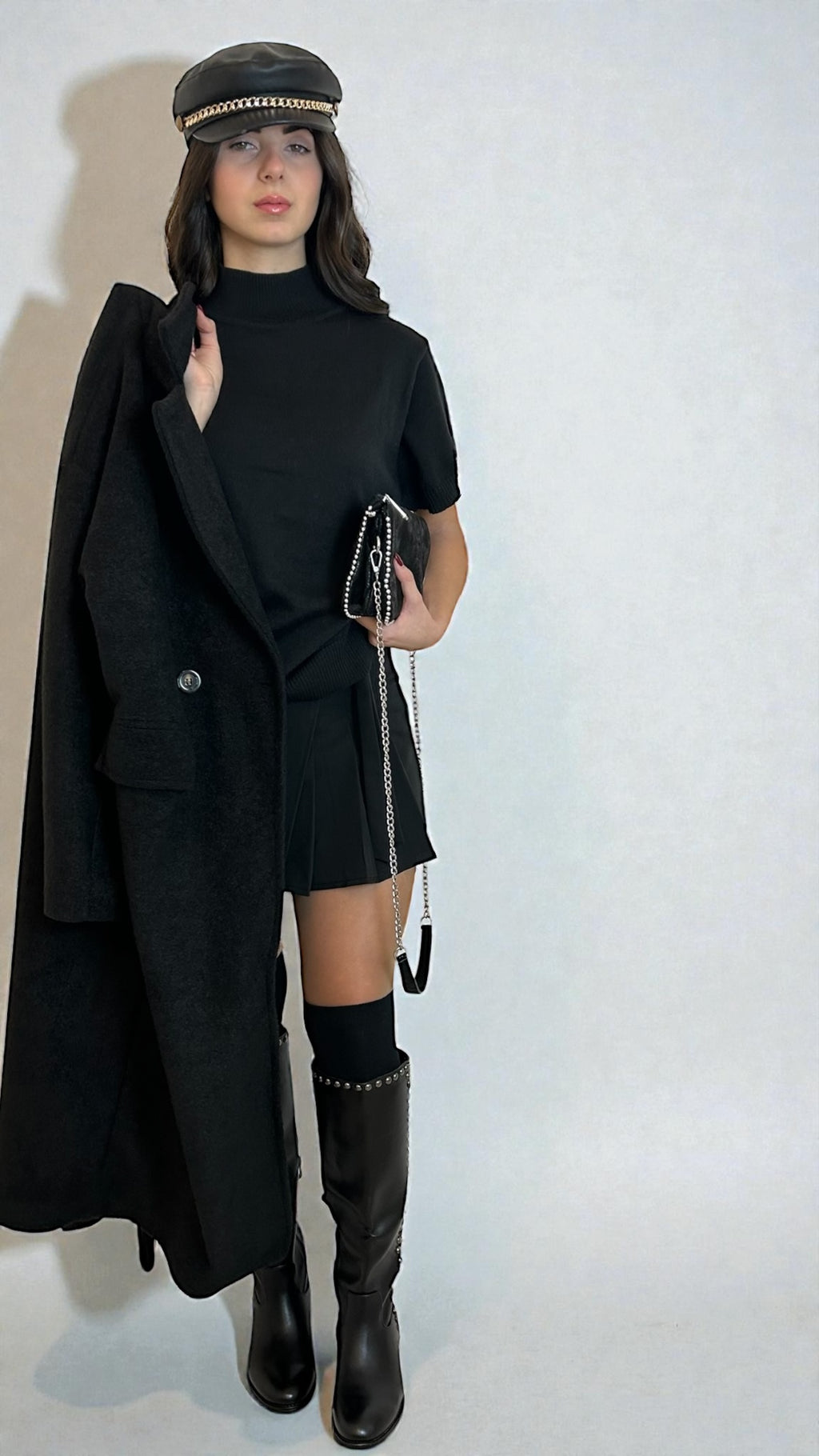 Minigonna Florinda  Nera