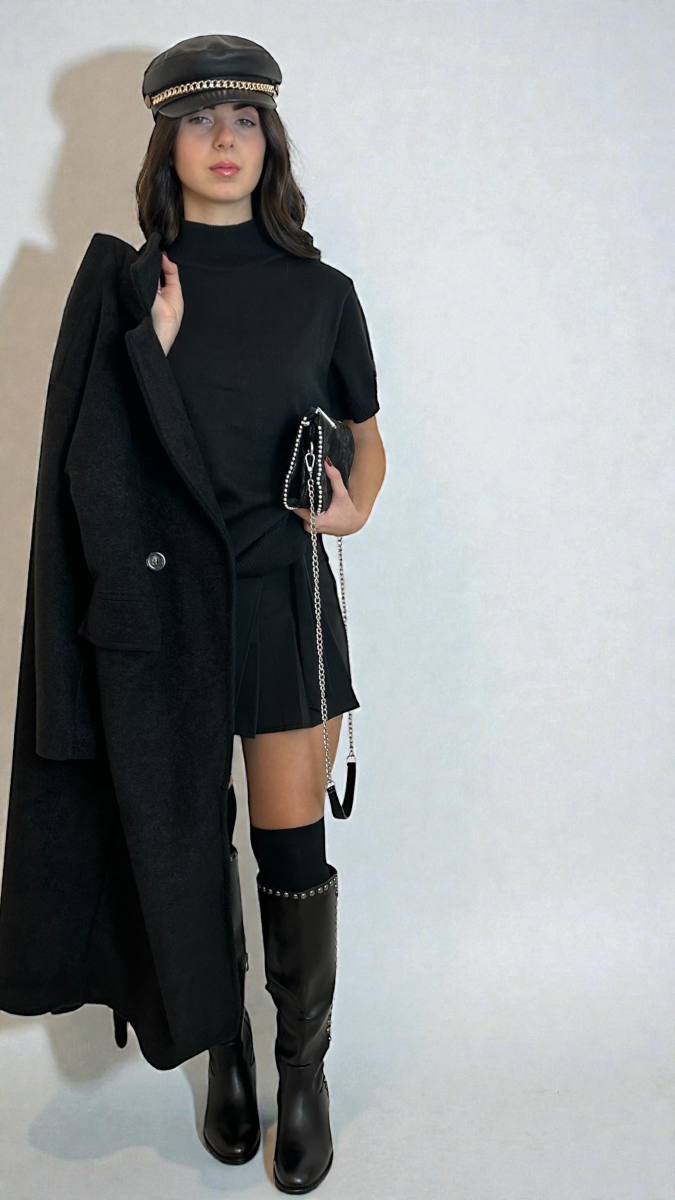 Minigonna Florinda  Nera