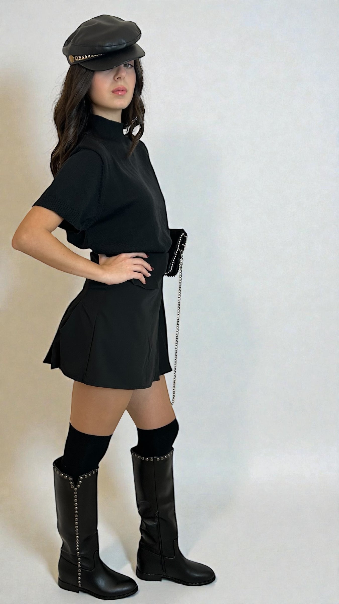 Minigonna Florinda  Nera