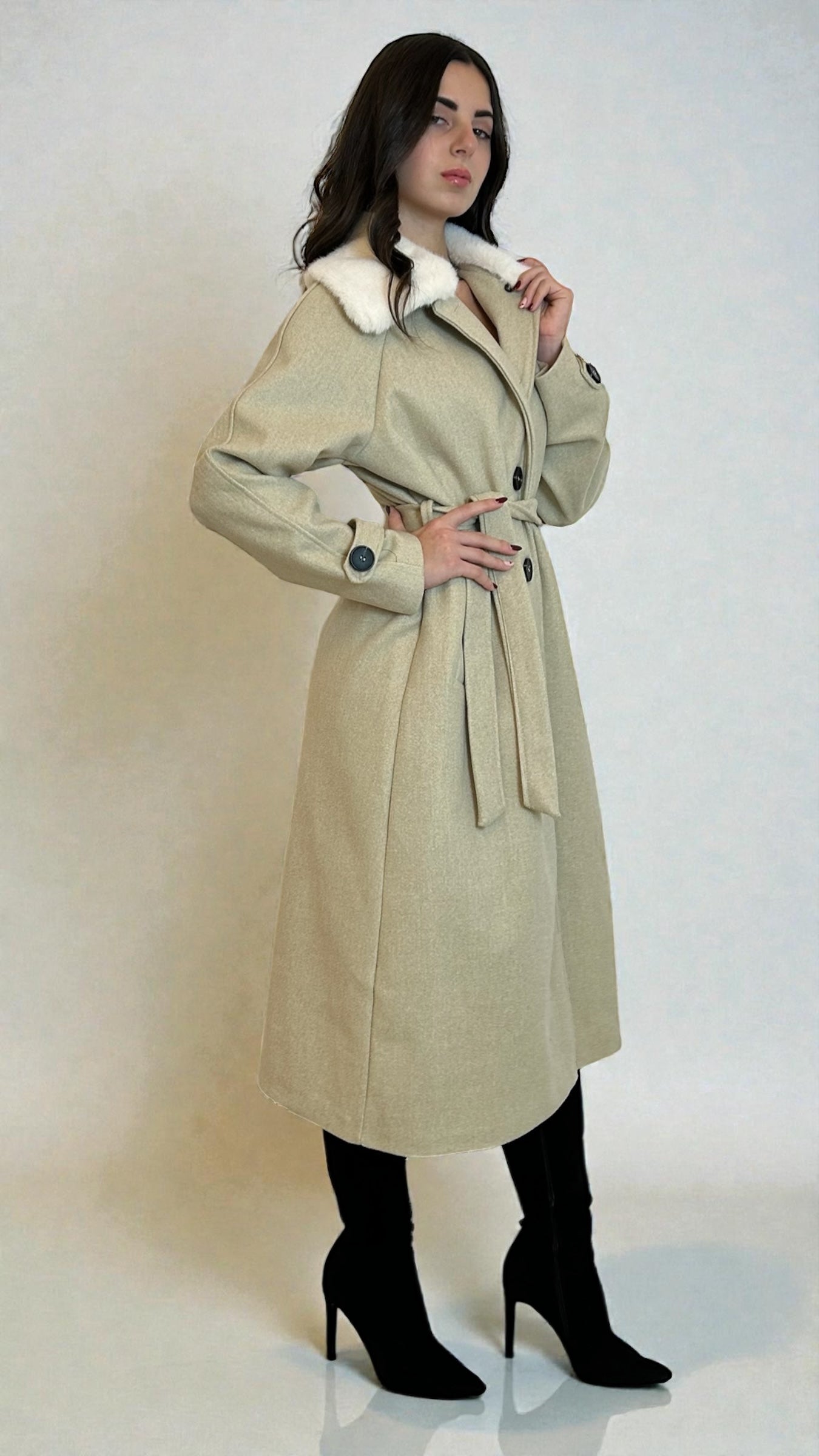 Giaccone Clarissa Beige