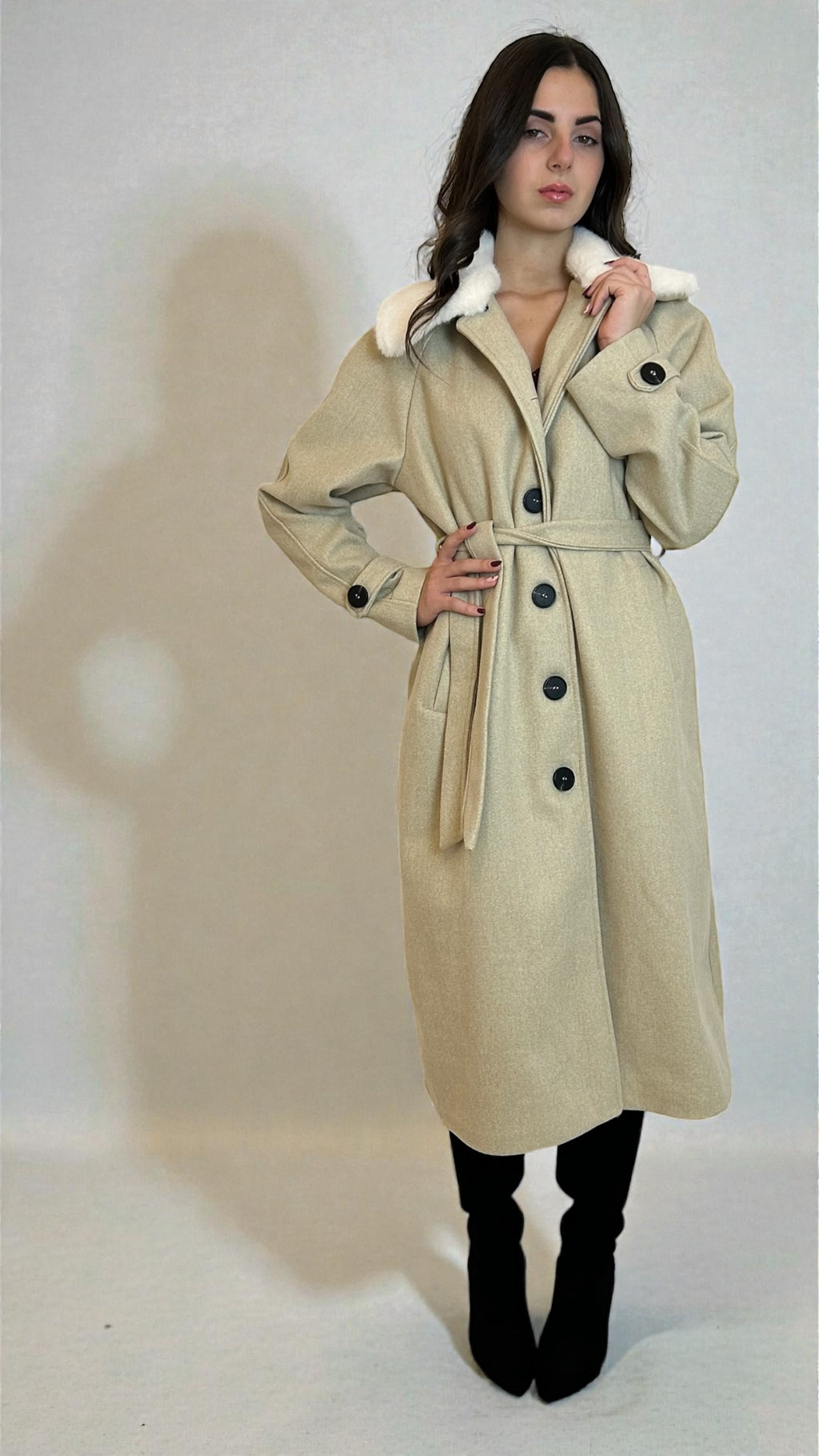 Giaccone Clarissa Beige