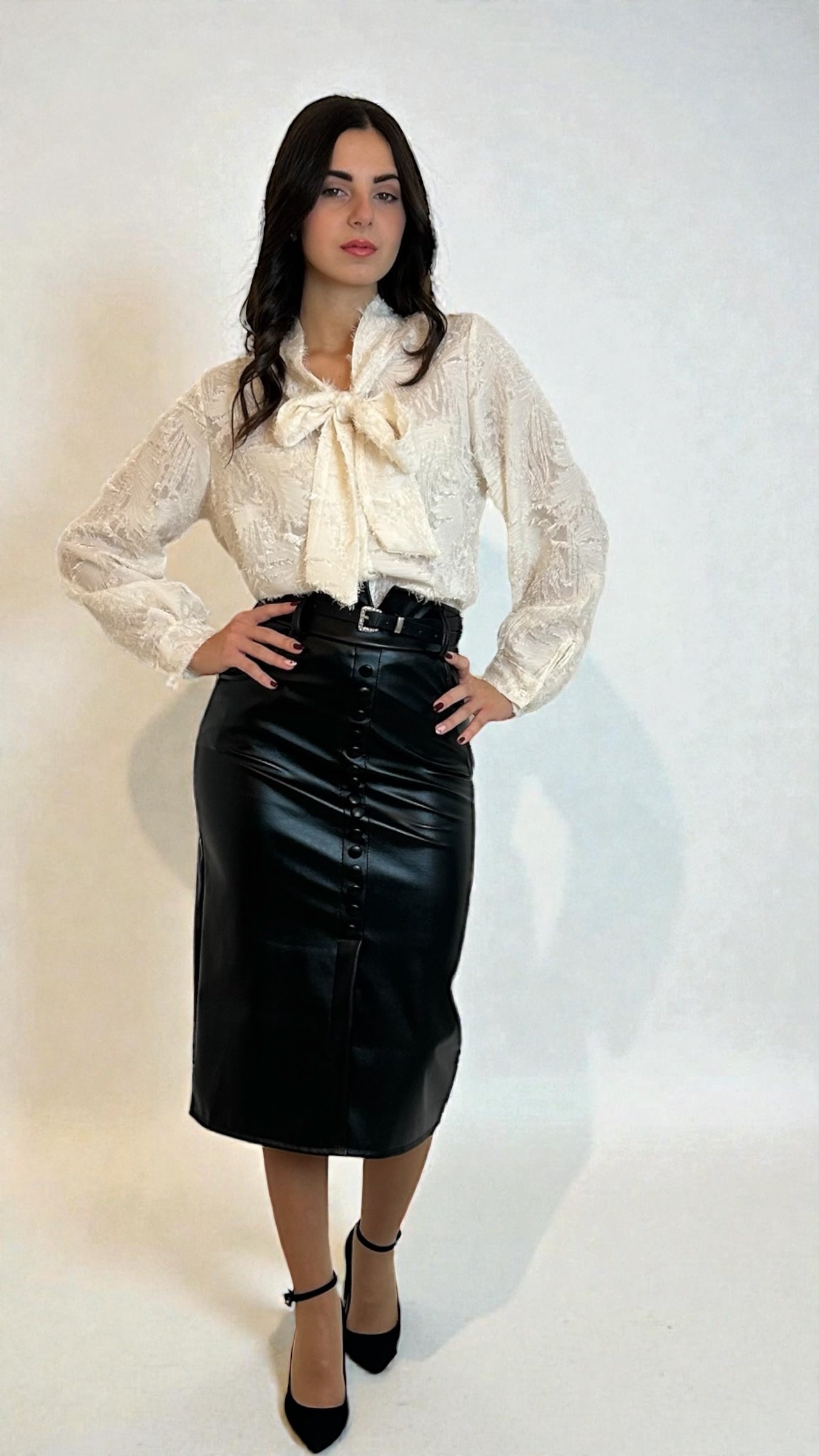 Gonna Ecopelle Black