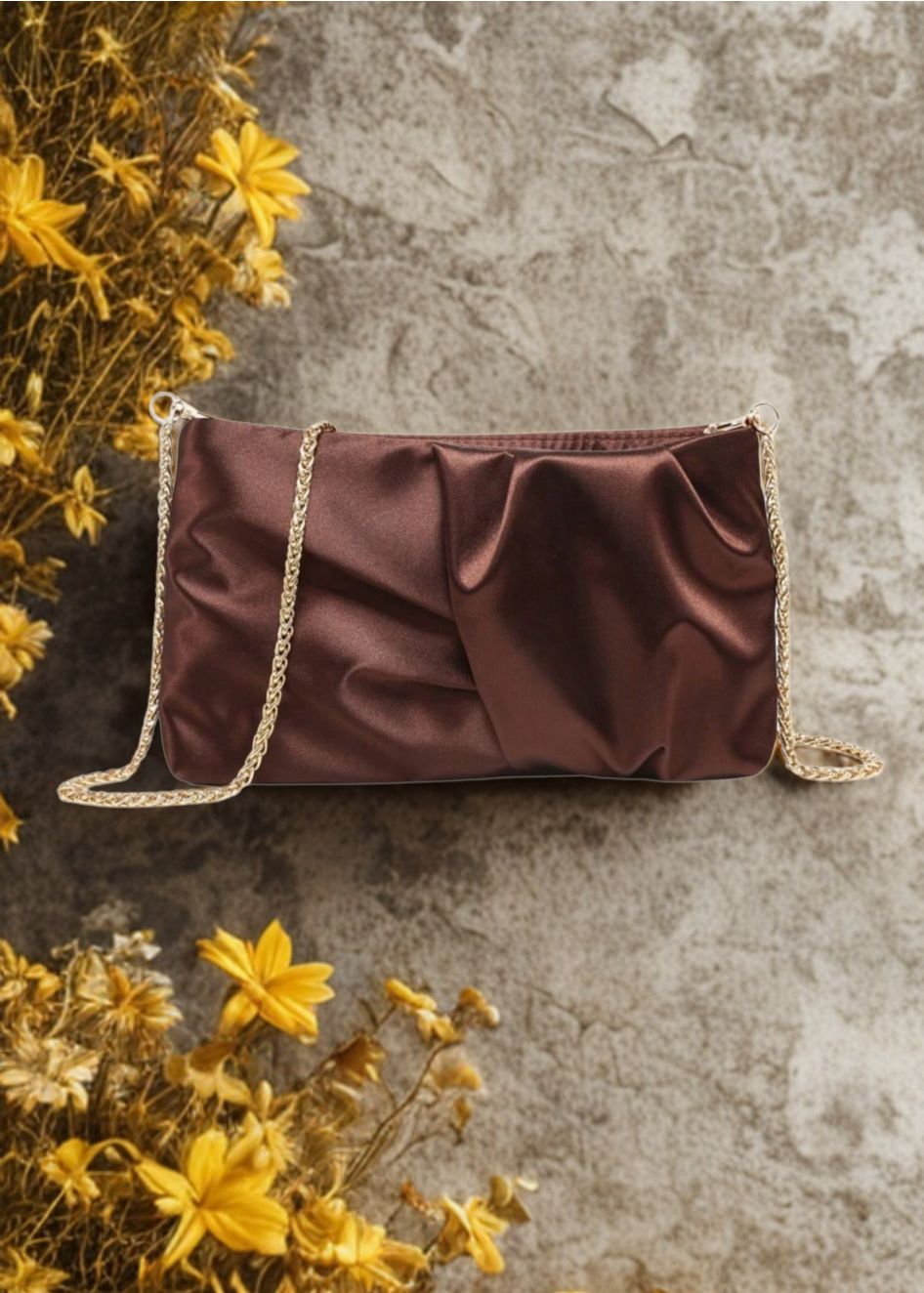 Borsetta elegante in seta raso