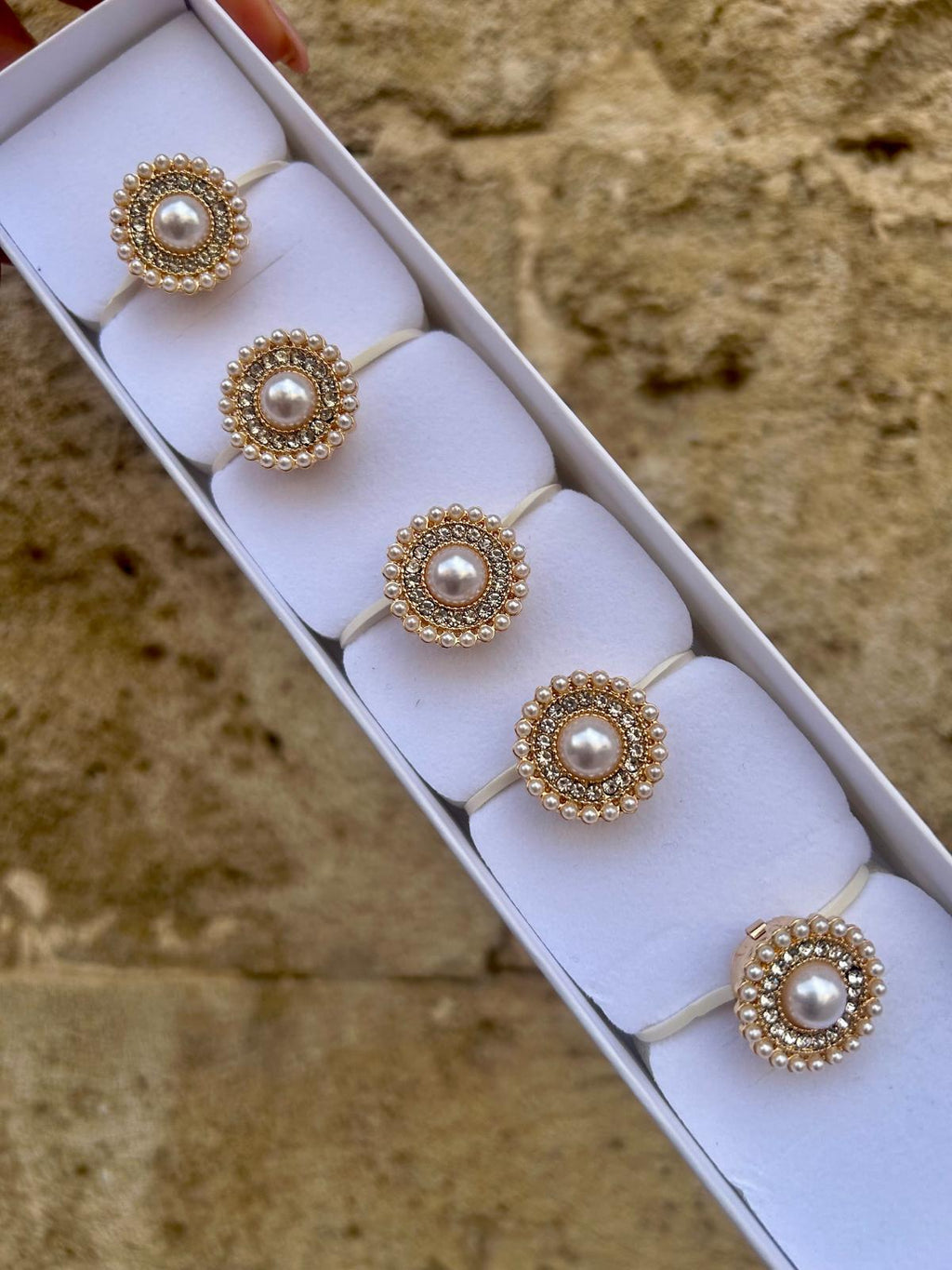 Clip Camicia Gioiello Perla